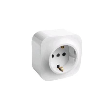 Priză cu împământare albă aparentă 16A IP44 220V forix Legrand