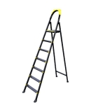 SCARA PLIABILA DIN OTEL NEAGRA 7+1 LEO EUROSTEP