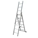 Алюминиевая стремянка выдвижные VHR TK 2x9 500 cm 243 cm 5-х секционные ELKOP