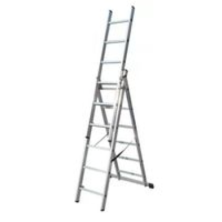 Scară de aluminiu extensibile VHR TK 2x9 500 cm 243 cm 5 trosoane ELKOP