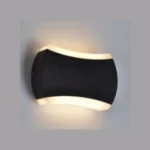 Felinar de fațadă 2*6W 3000K negru de exterior 220V metal+PVC IP54 LUMINA LED