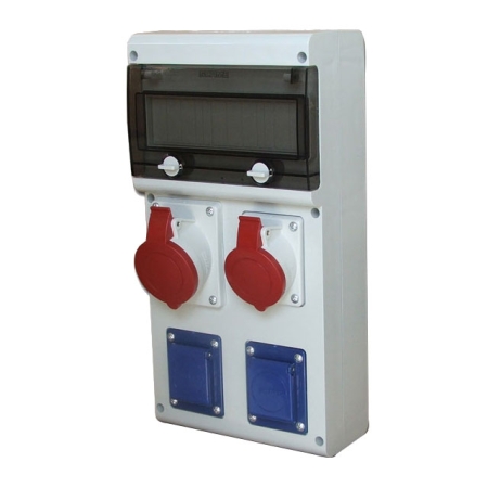 BLOC 16A +5P 32A IP44 SCAME