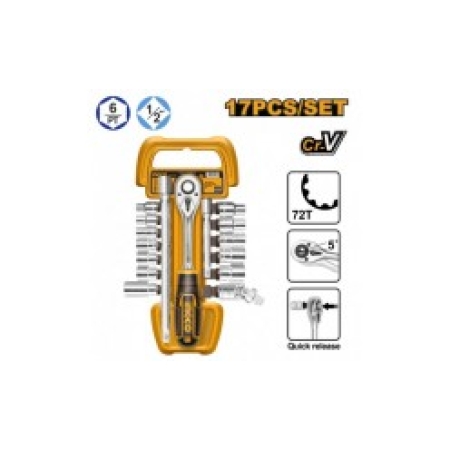 SE DE CAPURI TUBULARE 1/2 12 BUC HKTS12171 INGCO