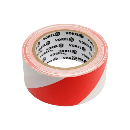 Bandă de avertizare albastru-Rosu 48mm x 33mm Vorel