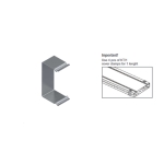 Fixator pentru capac jgheab 50mm