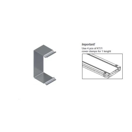 Застежка желоба 50MM