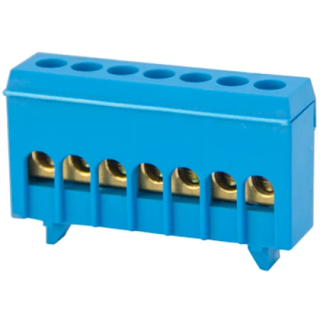 Șină zero izolată verde 7P