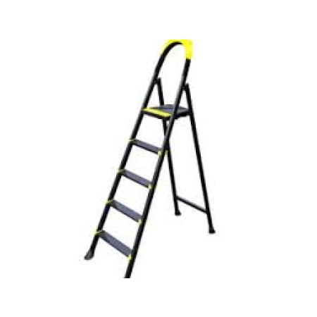 SCARA PLIABILA DIN OTEL NEAGRA 4+1 LEO EUROSTEP