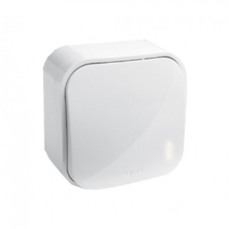 INTRERUPATOR CAP-SCARA APARENT 10A ALB FORIX LEGRAND