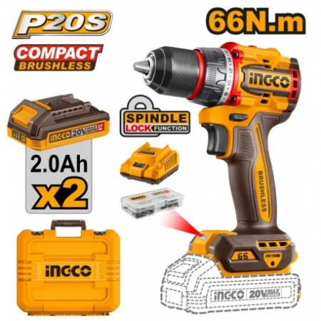 MASINA DE INSURUBAT SI GAURIT CU ACUM.2X2AH 66Nm INGCO