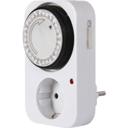 Таймер электромеханический розеточный недельный Enext