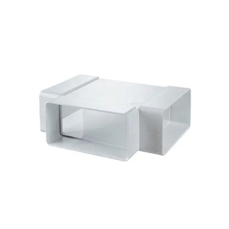 Conector de aeroduct alb plastic 55 x 110 x 100 mm Ventika