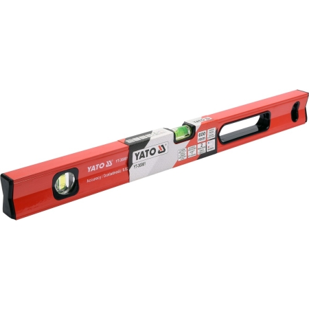 Nivelă cu magnet două bule 600mm Yato
