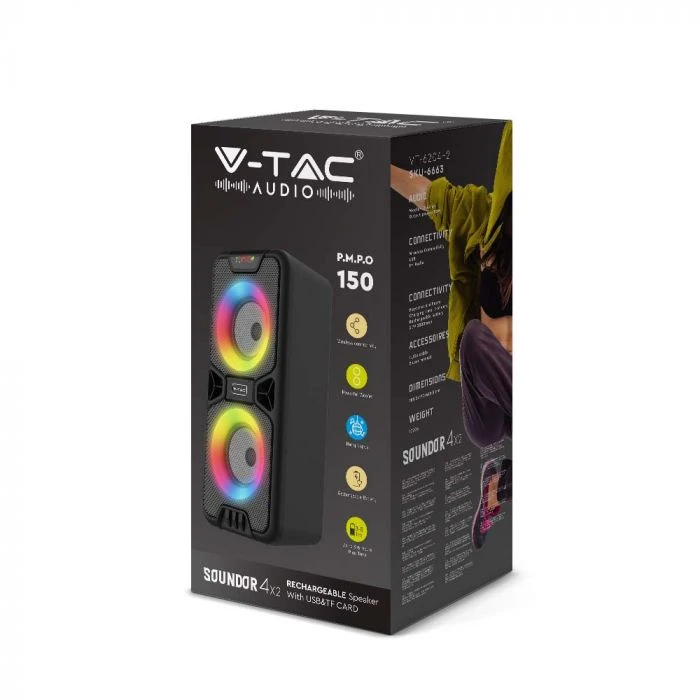 BOXA PORTATIVA 20W 3.7V/3000MAH BOXA PORTATIVA 20W 3.7V/3000MAH