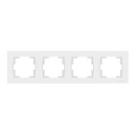 Рамка 4-я белая rita Mutlusan