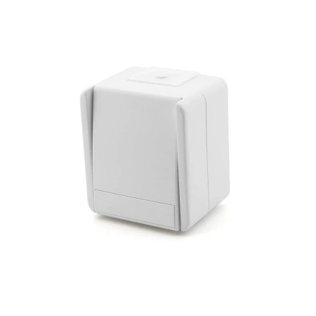 Întrerupător aparent alb 10A IP44 220V TEM