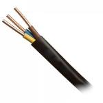 Cablu VVGng 3x10mm negru cupru