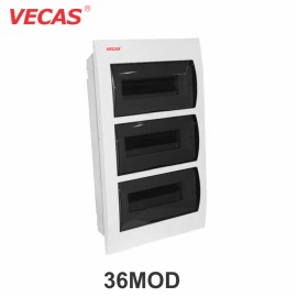 Dulap de distributie 36 module IP41 alb plastic Dulap de distributie 36 module IP41 alb plastic