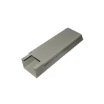 Напылённый канал с крышкой серый 150 x 50 x 2000 mm металл