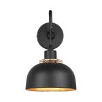 APLICA PUNCH 1xE27 40W 230V H=30CM IP20 NEGRU MAT TRIO