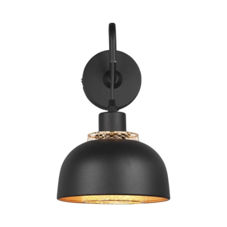 APLICA PUNCH 1xE27 40W 230V H=30CM IP20 NEGRU MAT TRIO