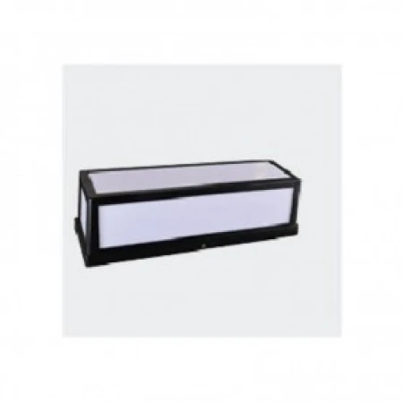 Felinar de fațadă 15W 3000K negru de exterior 260x125x125mm 220V plastic si fier LUMINA LED