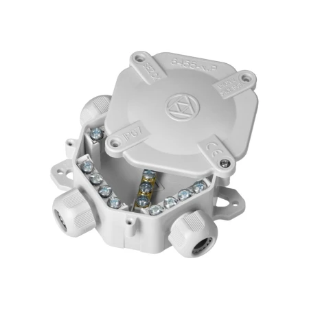 CUTIE DE DISTRIBUTIE 122X122X45MM IP67 GRI ORNO