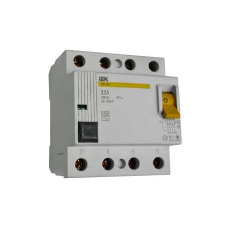 Диференциальный автоматический выключатель 40A 4P ИEK