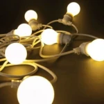 Ghirlandă fără becuri albă 10xE27 5m LUMINA LED