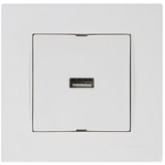 Priză USB albă incorporabilă IP20 220V rita Mutlusan