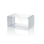 Соединитель воздуховодов белый пластик 55 x 94 x 201 mm Ventika