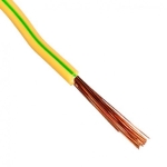 Кабель и провод ПВ3 1x4mm жёлтый/Зелёный медный