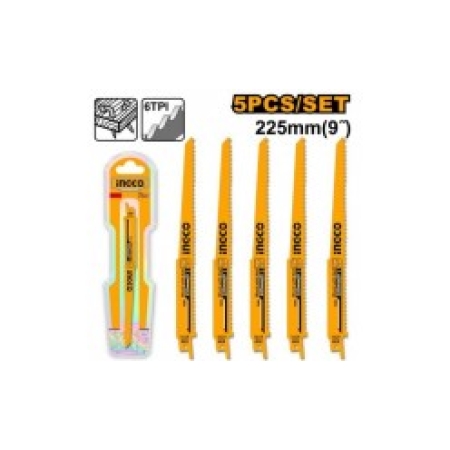 SET DE LAME PT FERESTRAU ALTERNATIV 5BUC 225MM INGCO