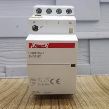 Контактор модульный 25A 4P Himel