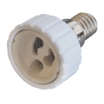 Adaptor alb din E14 în GU10