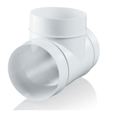 Conector de aeroduct alb plastic 223 x 189 x 150 mm Ventika