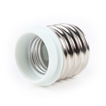 Переходник с цоколя белый с Е40 на Е27 Enext