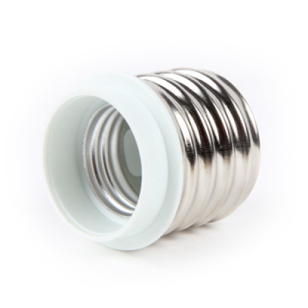 Переходник с цоколя белый с Е40 на Е27 Enext