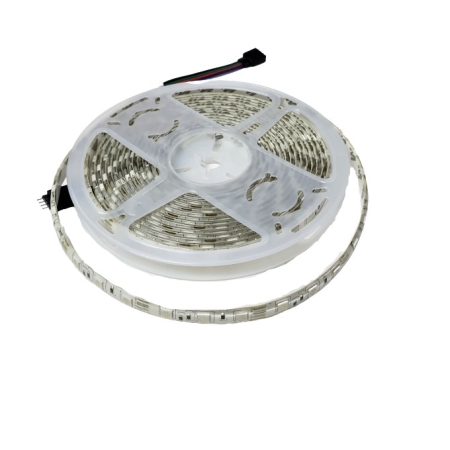 Bandă led 14,4W 6500K RGB 12V IP65 60 led/m IP65