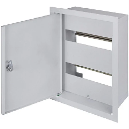 Металлический шкаф 330*260*100mm 24 модуля IP30 белый метал Enext