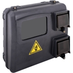 Корпус пластиковий черный пластик Enext