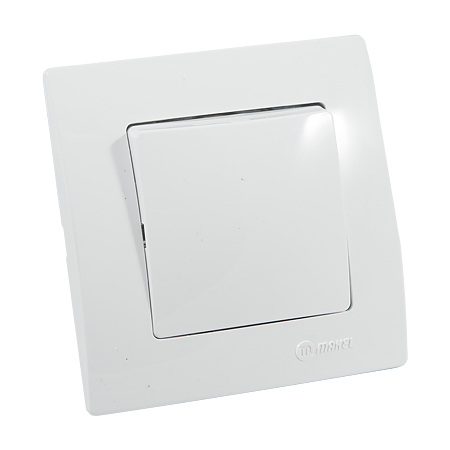 Întrerupător unitar incorporabil alb 10A IP20 220V jasmin Elmos