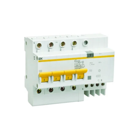 Диференциальный автоматический выключатель 50A 4P