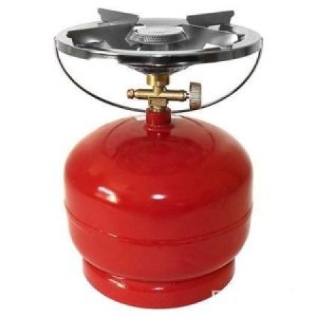 BUTELIE DE GAZ TURISTIC CU ARZATOR 4.8L