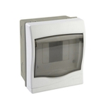 Щит для автоматов 4 модулей белый пластик Depa