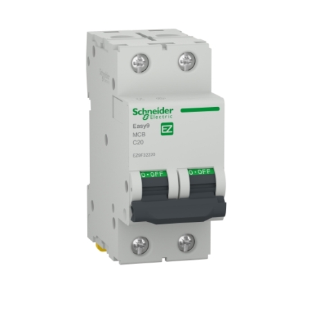 Диференциальный автоматический выключатель 20A 2P Schneider