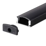 PROFIL BANDA LED CU DISPERSOR 17.4*7mm 2M NEGRU VTAC PROFIL BANDA LED CU DISPERSOR 17.4*7mm 2M NEGRU VTAC