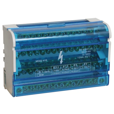 BLOC DE DISTRIBUTIE 4X15 125A 3L+PEN