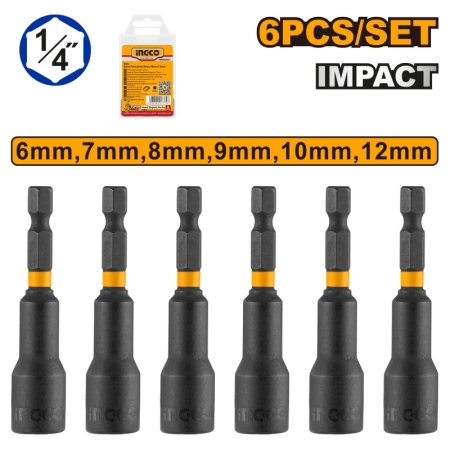 SET DE BITI HEXAGONALE 6 BUC 6-12MM INGCO