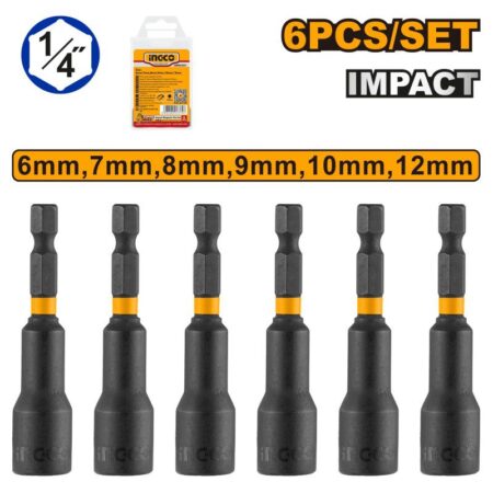 SET DE BITI HEXAGONALE 6 BUC 6-12MM INGCO